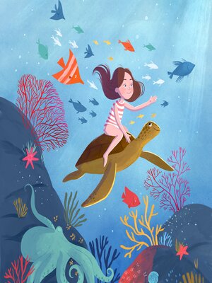 cover image of Moon girl in the underwater kingdom